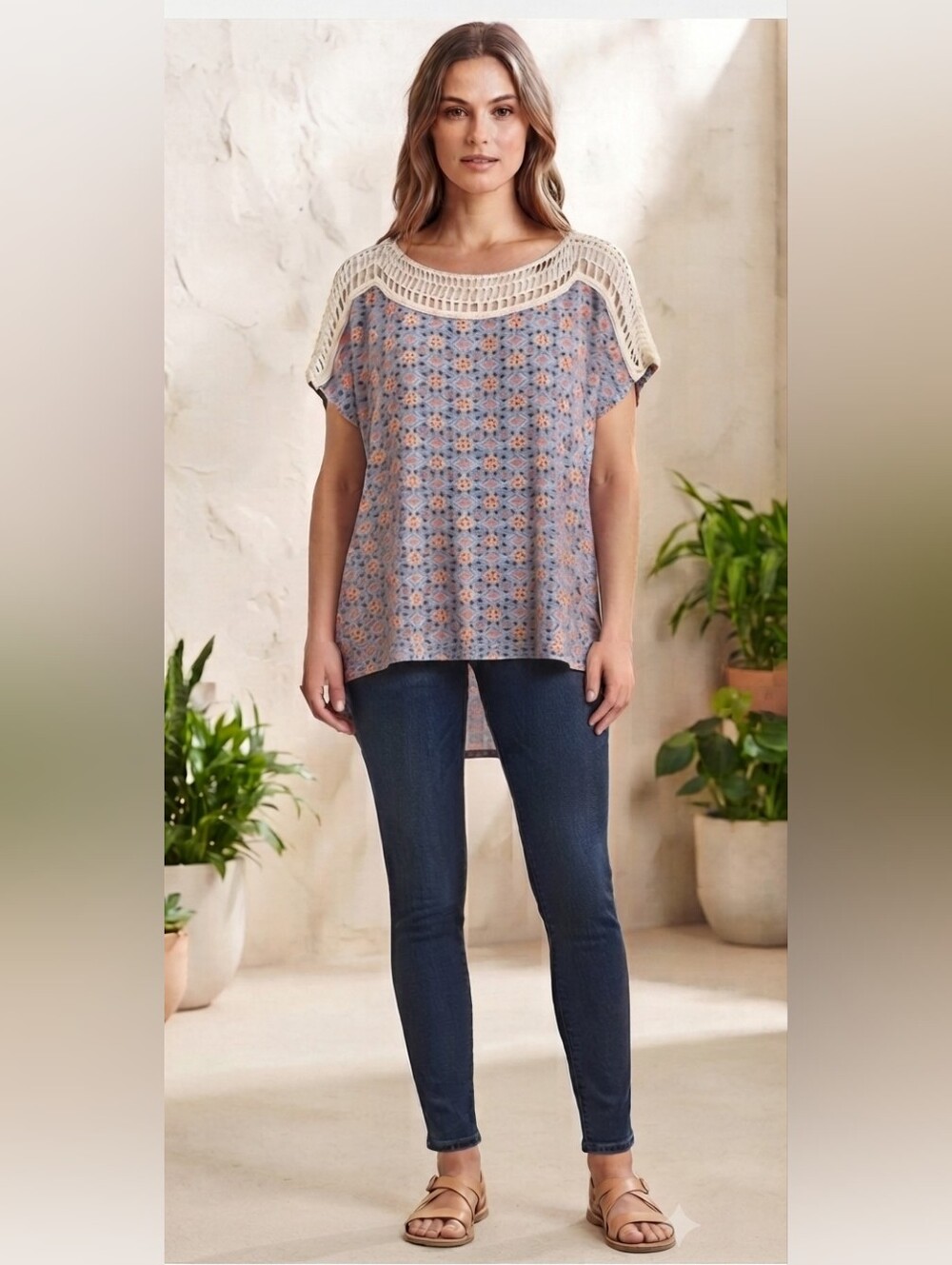 Le Lis Çrocheted top Size Med